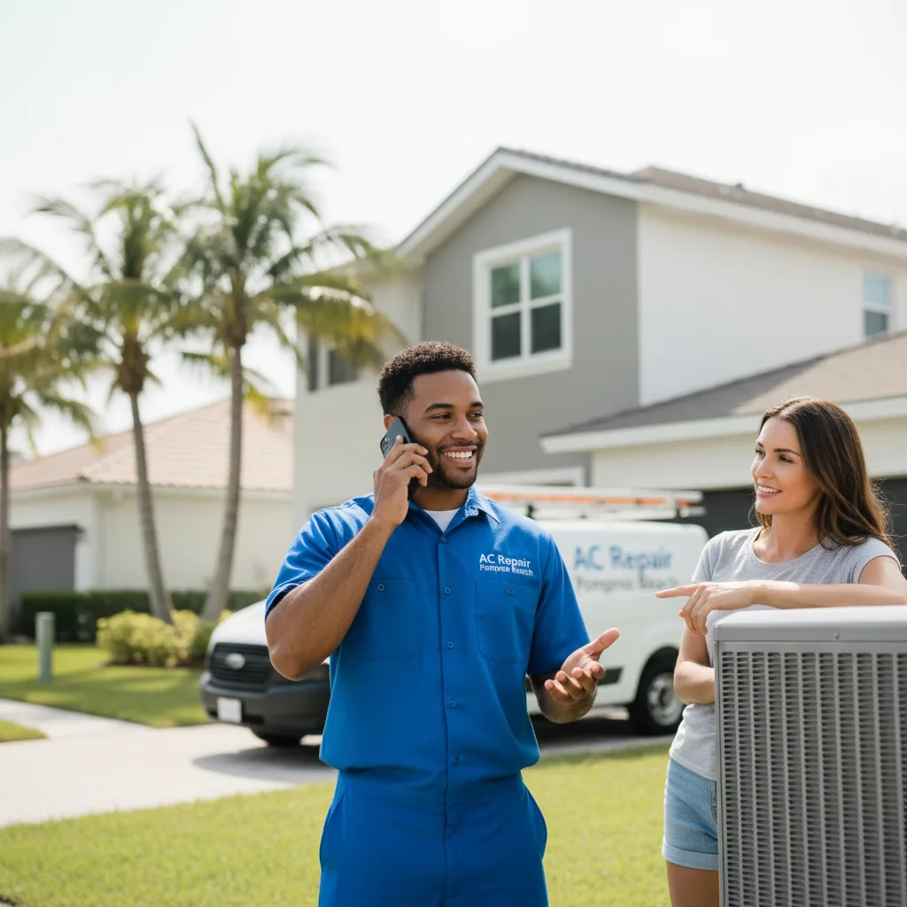 AC Repair Pompano Beach customer support in Aromas